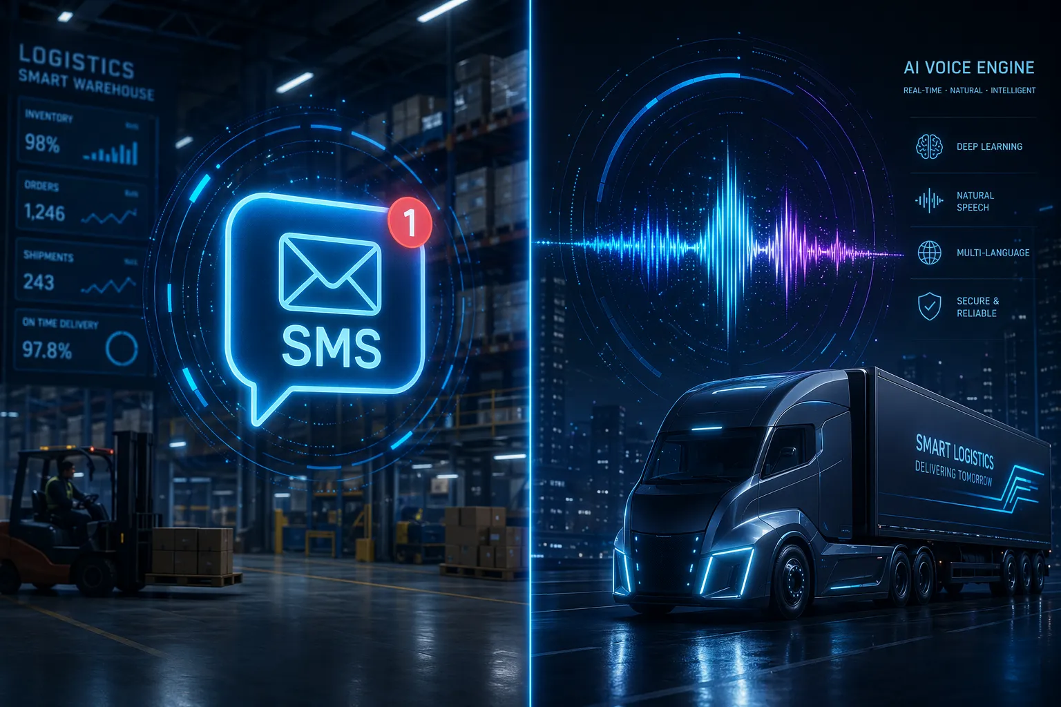 SMS Notifications vs. HUMREP Voice Calls: Who Wins in Logistics? — POSKAI