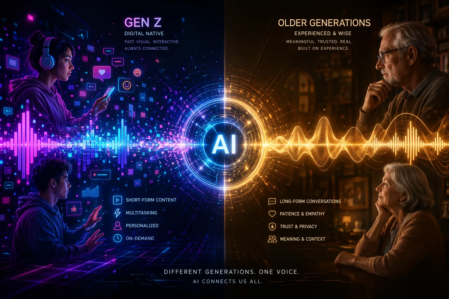 How Different Generations React to AI: From Gen Z to Boomers